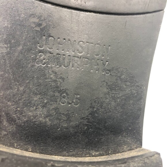 Vintage Johnston Murphy Men's Black Leather Dress Cap Toe Oxford Shoes 8.5M - Picture 14 of 14